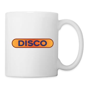 Disco Neon Retro Badge - Mug - white - Right