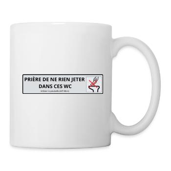 toilet - Mug - white - Right
