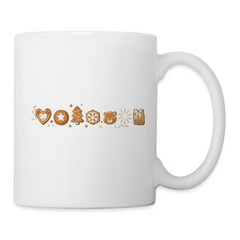 Christmas cookies - Mug - white - Right