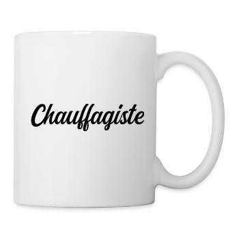 Chauffagiste Plombier Installation Chauffage Gaz - Mug blanc - blanc - Droite