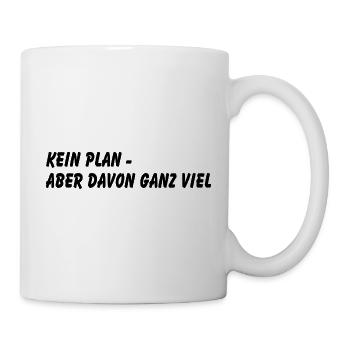Aucun plan - Mug blanc - blanc - Droite