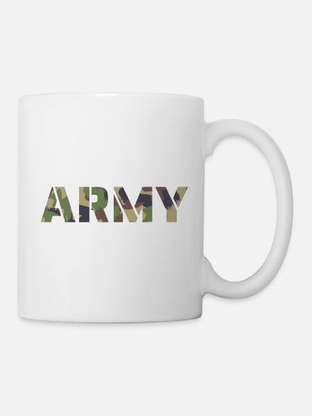 ARMY Swiss TAZ90 - Tasse - Weiß