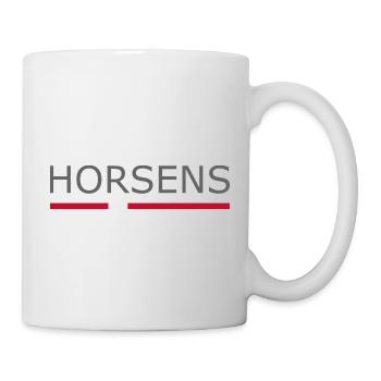 Horsens - Denmark Flag - Dänemark - Skandinavien - Tasse - Weiß - Rechts