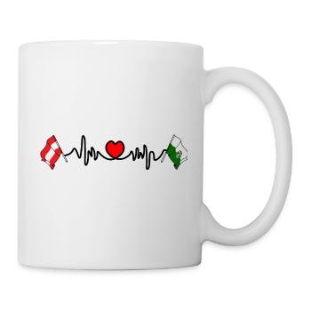 Styria Flags with Heartbeat - Mug - white - Right