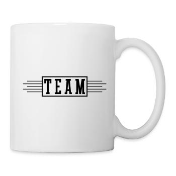 Team Strich - Tasse - Weiß - Rechts