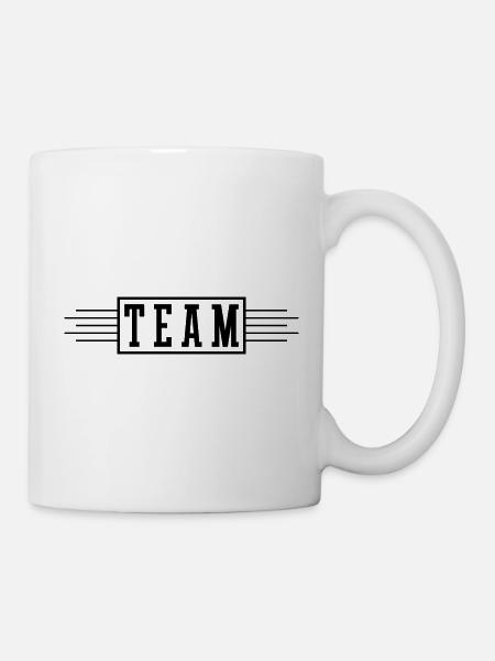 Team Strich - Tasse - Weiß