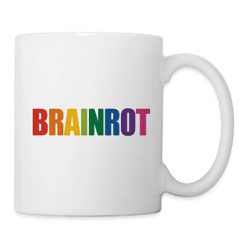 Brainrot - Funny Gen Alpha Slang Memes - Mug - white - Right