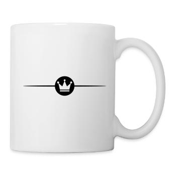 Krone Linie - Tasse - Weiß - Rechts