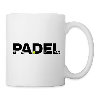 PADEL Icons – Court Addiction! Smash it - Mug - white - Right