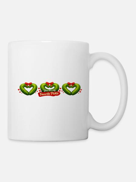 You're my favorite cucumber heart - Mug - white
