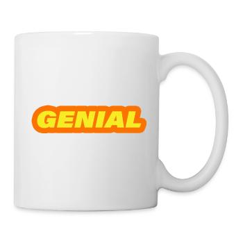 GENIAL - Tasse - Weiß - Rechts