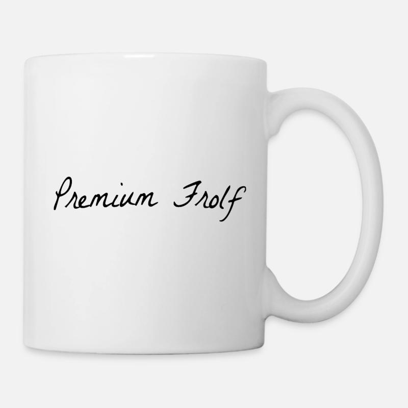 Premium Frolf Disgolf - Tasse - Weiß