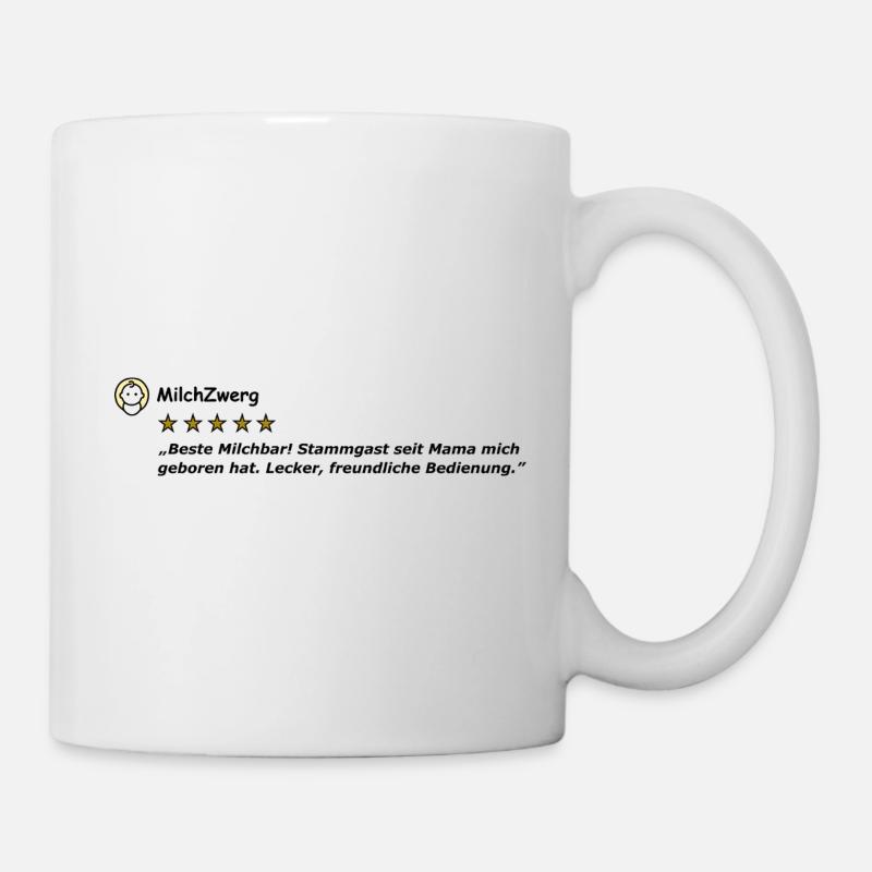 milchZwerg - Tasse - Weiß