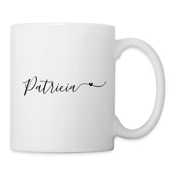 Patricia Prénom décoratif - Mug blanc - blanc - Droite