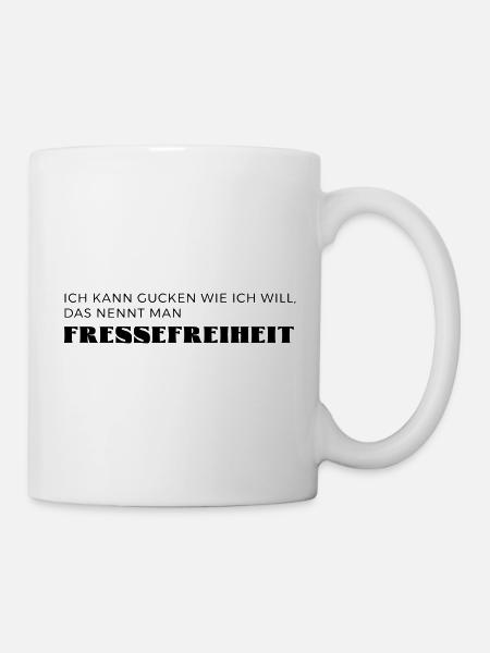 Liberté de bouche - Mug blanc - blanc