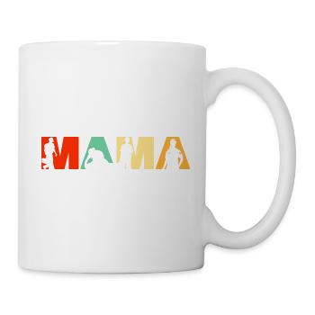 Sanitäterin Mama Retro EMT EMS Ersthelfer - Tasse - Weiß - Rechts