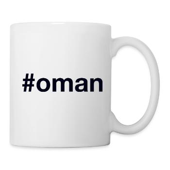 Oman Hashtag - Tasse - Weiß - Rechts