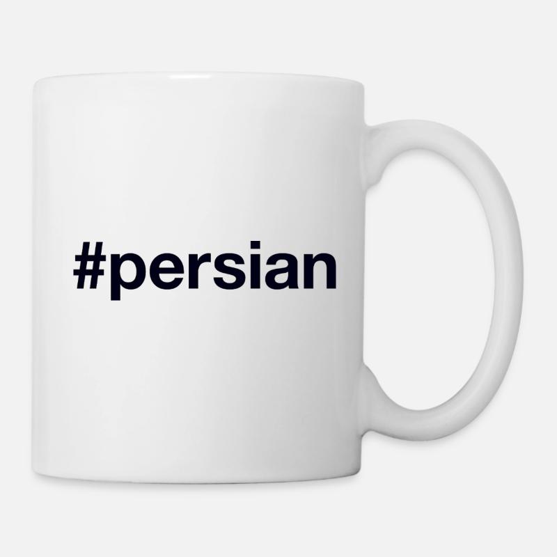 Persian Hashtag - Tasse - Weiß