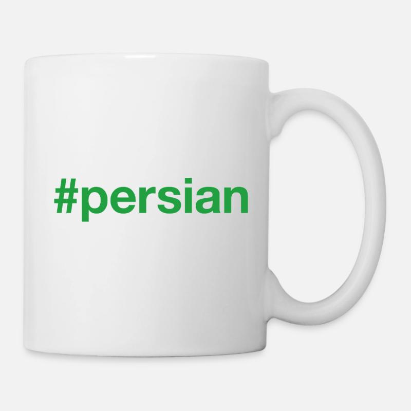 Persian Hashtag - Tasse - Weiß