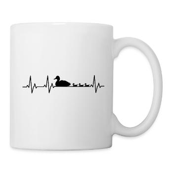 Duck with Chick - Duck Family - Mug - white - Right