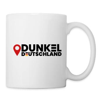 Dunkeldeutschland Logo - Tasse - Weiß - Rechts