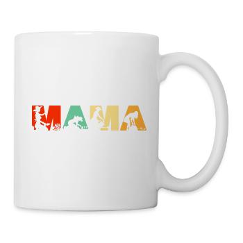 Gardener Mama Retro Sunset Horticulture Art - Mug - white - Right