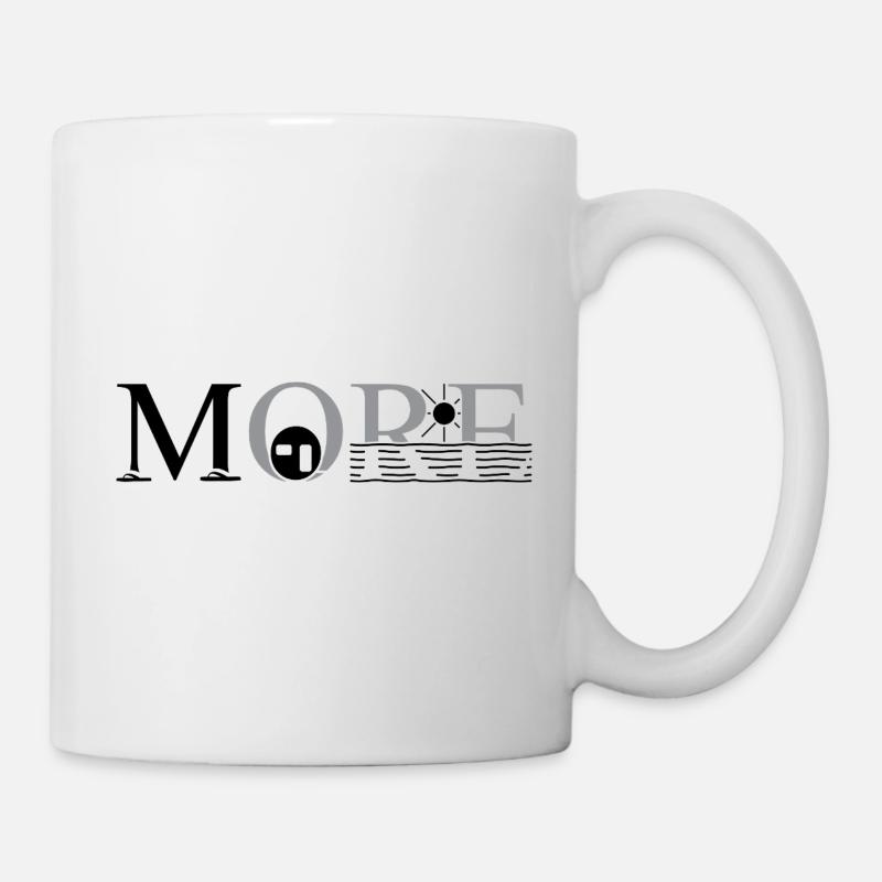 More Camping - Tasse - Weiß