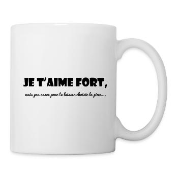 PAAR. VALENTINSTAG. LIEBE. FRAU. MÄNNER - Tasse - Weiß - Rechts