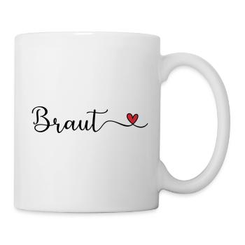 Braut - Tasse - Weiß - Rechts