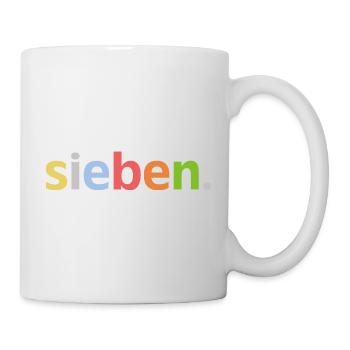 7. Geburtstag Junge Sieben 7 Jahre Jubiläum  - Tasse - Weiß - Rechts