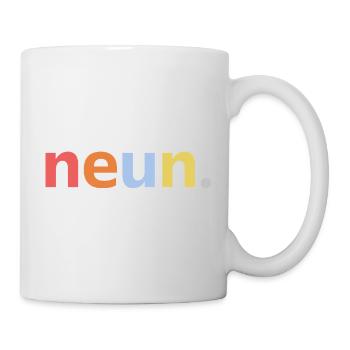 9e anniversaire de 9e anniversaire de garçon 99 ans - Mug blanc - blanc - Droite