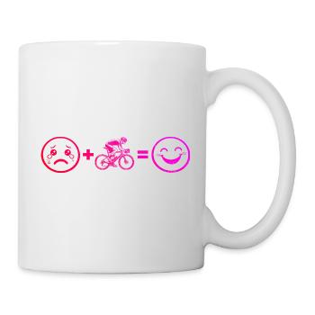 Gift idea for a road bike with road bike - Mug - white - Right