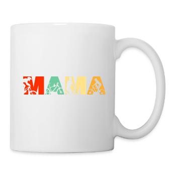 Mountain Biking Mama Off Road Cycling - Mug - white - Right