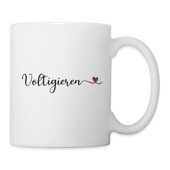 Voltigieren - Tasse - Weiß - Rechts