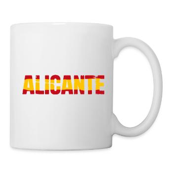 Drapeau d’Alicante, Espagne - Mug blanc - blanc - Droite