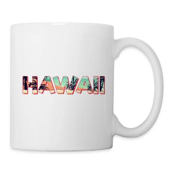 Hawaii Island Retro Vacation Vintage Beach Souvenir - Mug - white - Right