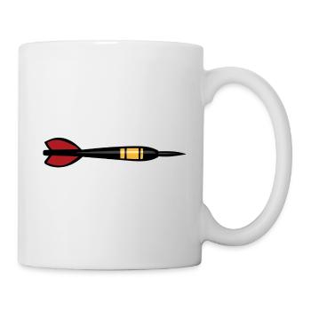 Dart in action - Mug - white - Right