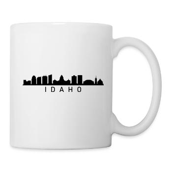 Silhouette de l’Idaho - Mug blanc - blanc - Droite