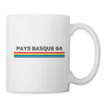 Pays Basque 64 T-Shirt Cadeau Humour - Mug blanc - blanc - Droite