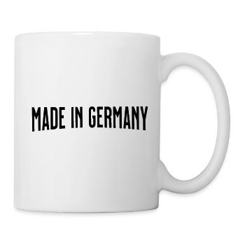 Made in Germany - Tasse - Weiß - Rechts