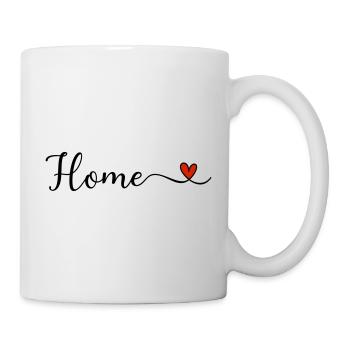 Home Herz - Tasse - Weiß - Rechts