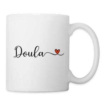 Doula Herz Geschenk - Tasse - Weiß - Rechts