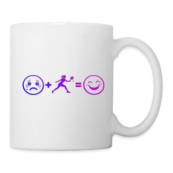 Padel Schläger kaufen Fans lieben Padel Bekleidung - Tasse - Weiß - Rechts