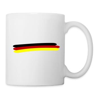 Germany Flag Line - Mug - white - Right