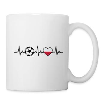 Poland Football Heartbeat Poland - Mug - white - Right