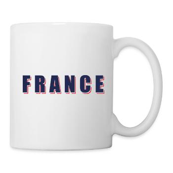 French retro typography – France design - Mug - white - Right