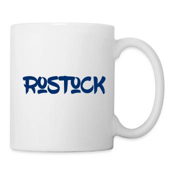 Rostock - Mecklenburg-Vorpommern - Ostsee - Warnow - Tasse - Weiß - Rechts
