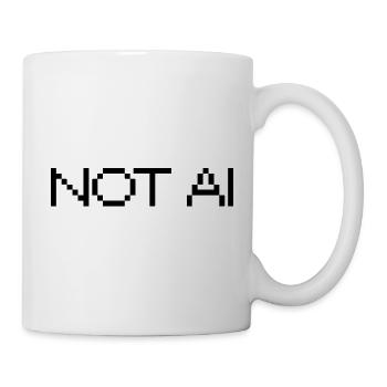 Mensch - Tasse - Weiß - Rechts