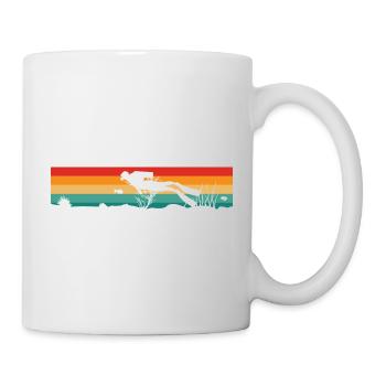 Plongeur Plongeur - Mug blanc - blanc - Droite