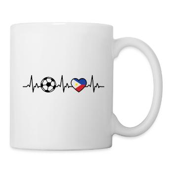Philippines Football Heartbeat Philippines - Mug blanc - blanc - Droite